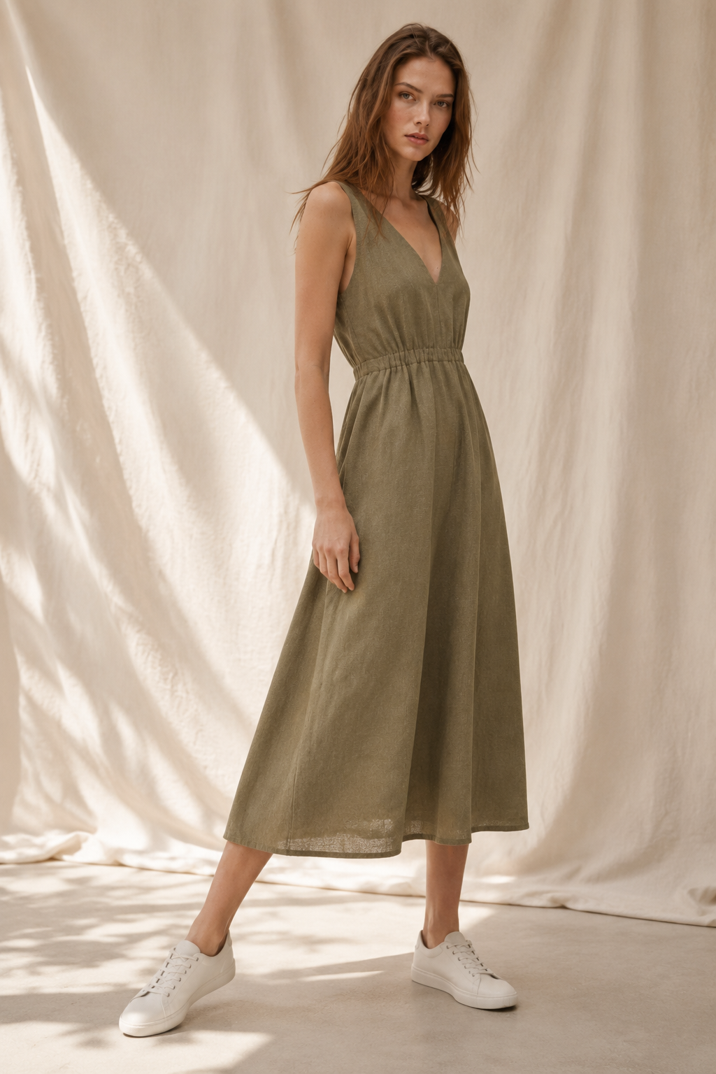 Fern 06 midi dress alternate angle