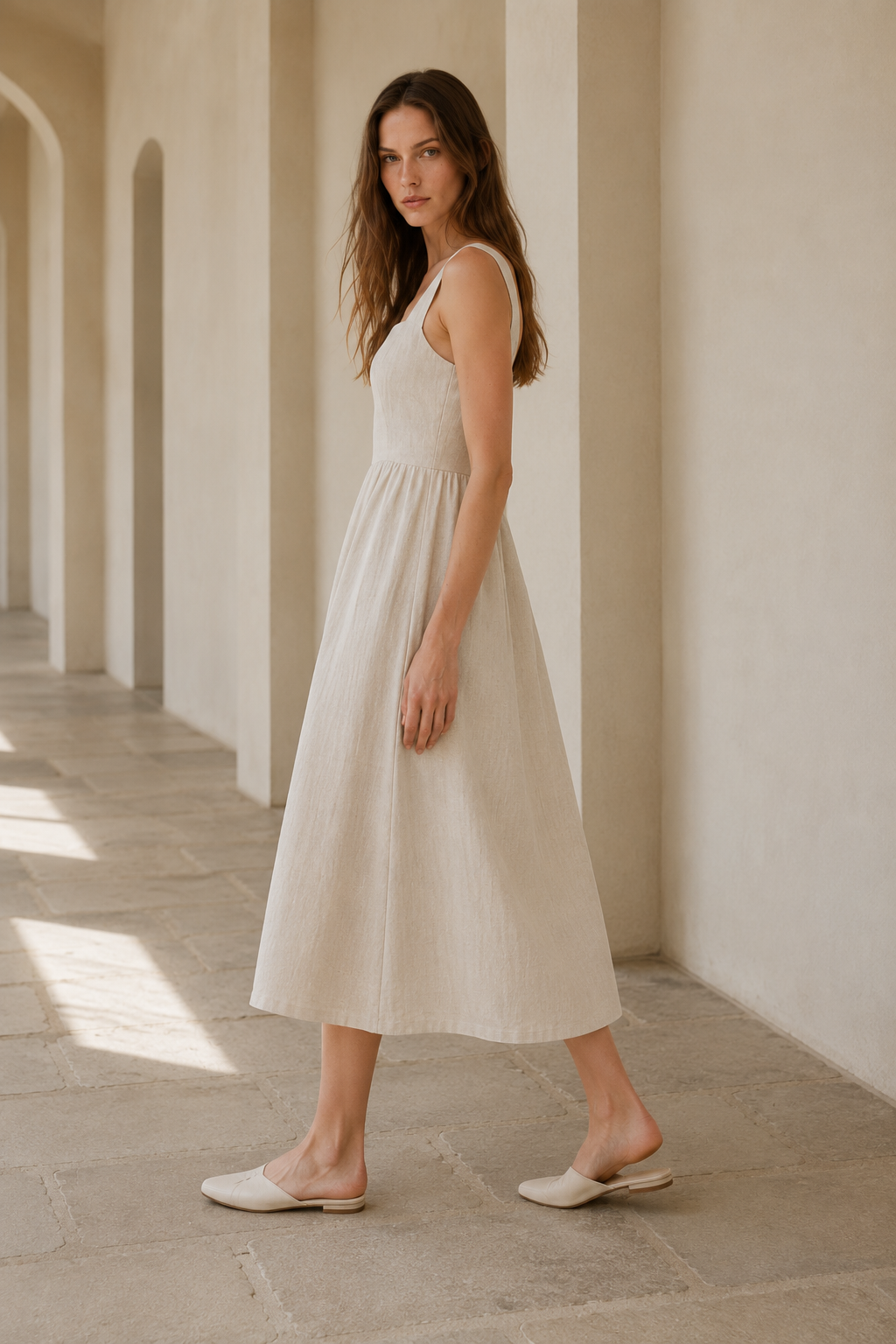 Fern 16 midi dress alternate angle