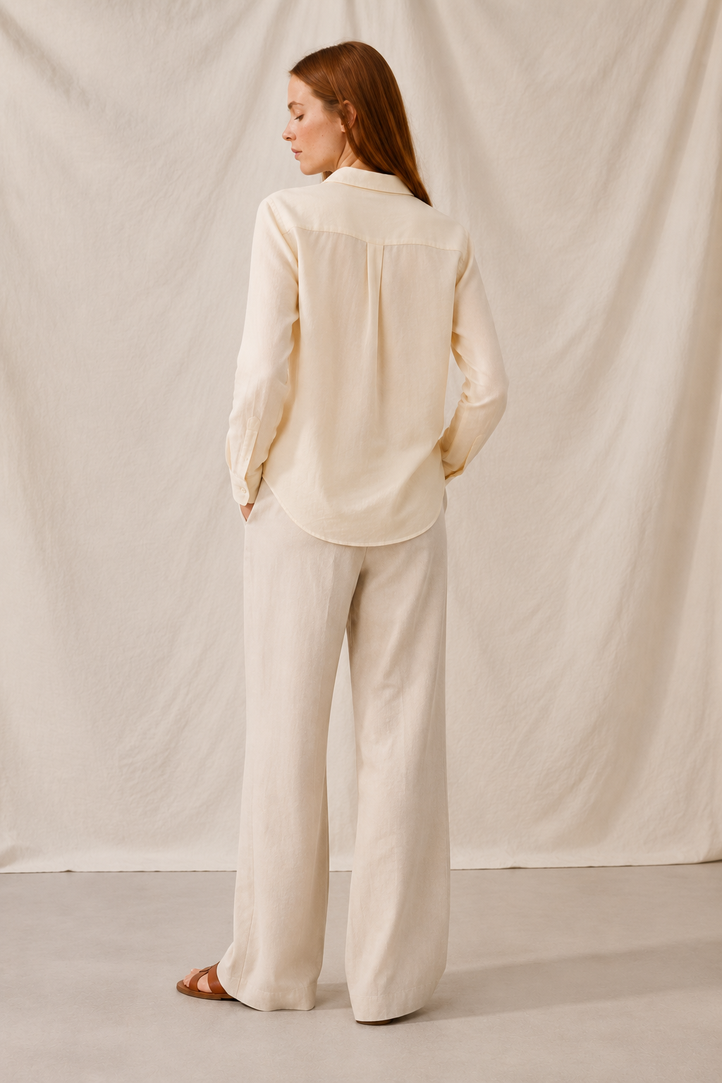 Meadow 23 cotton shirt back or construction