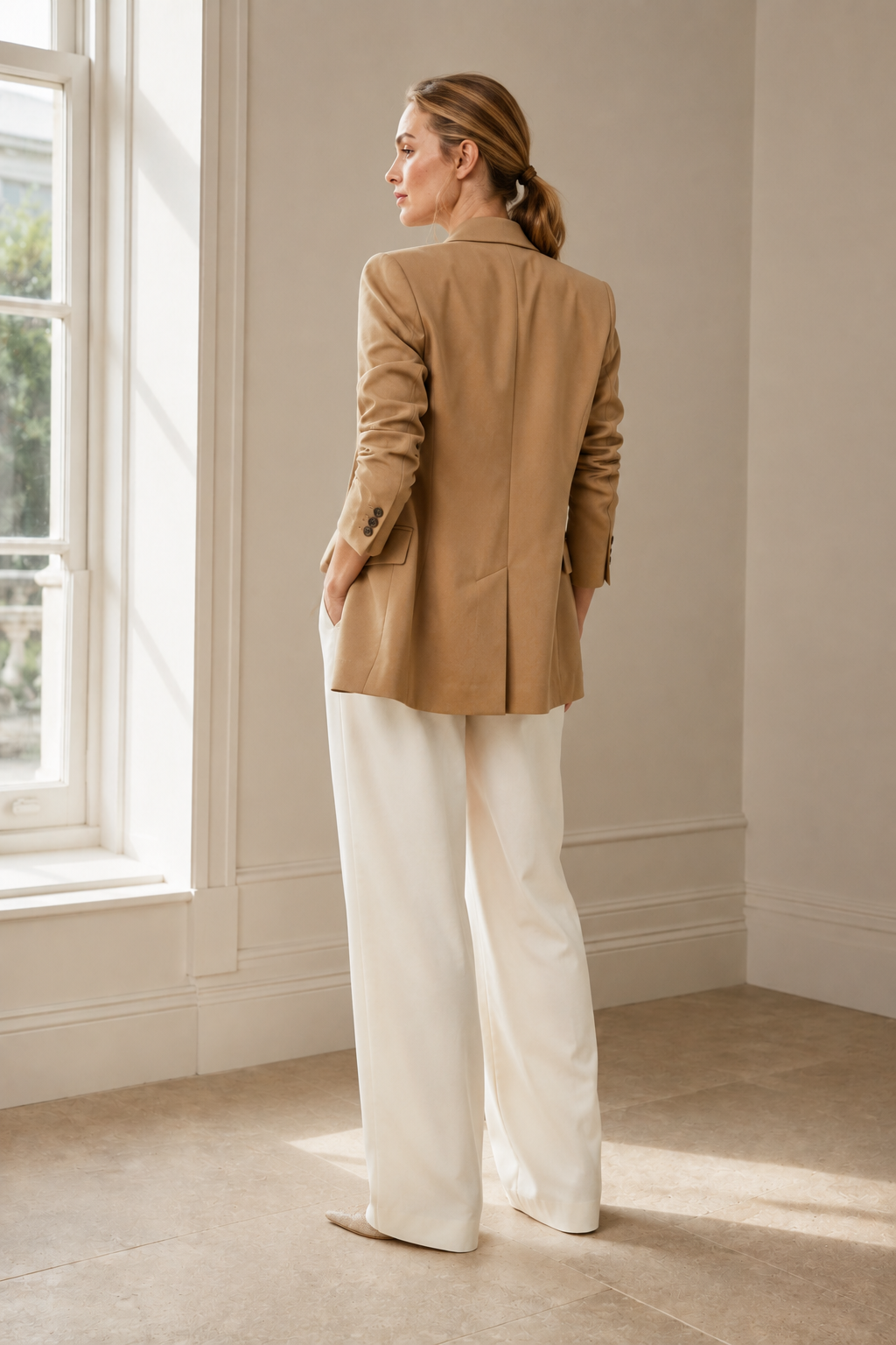 Harbour 32 light jacket back or construction