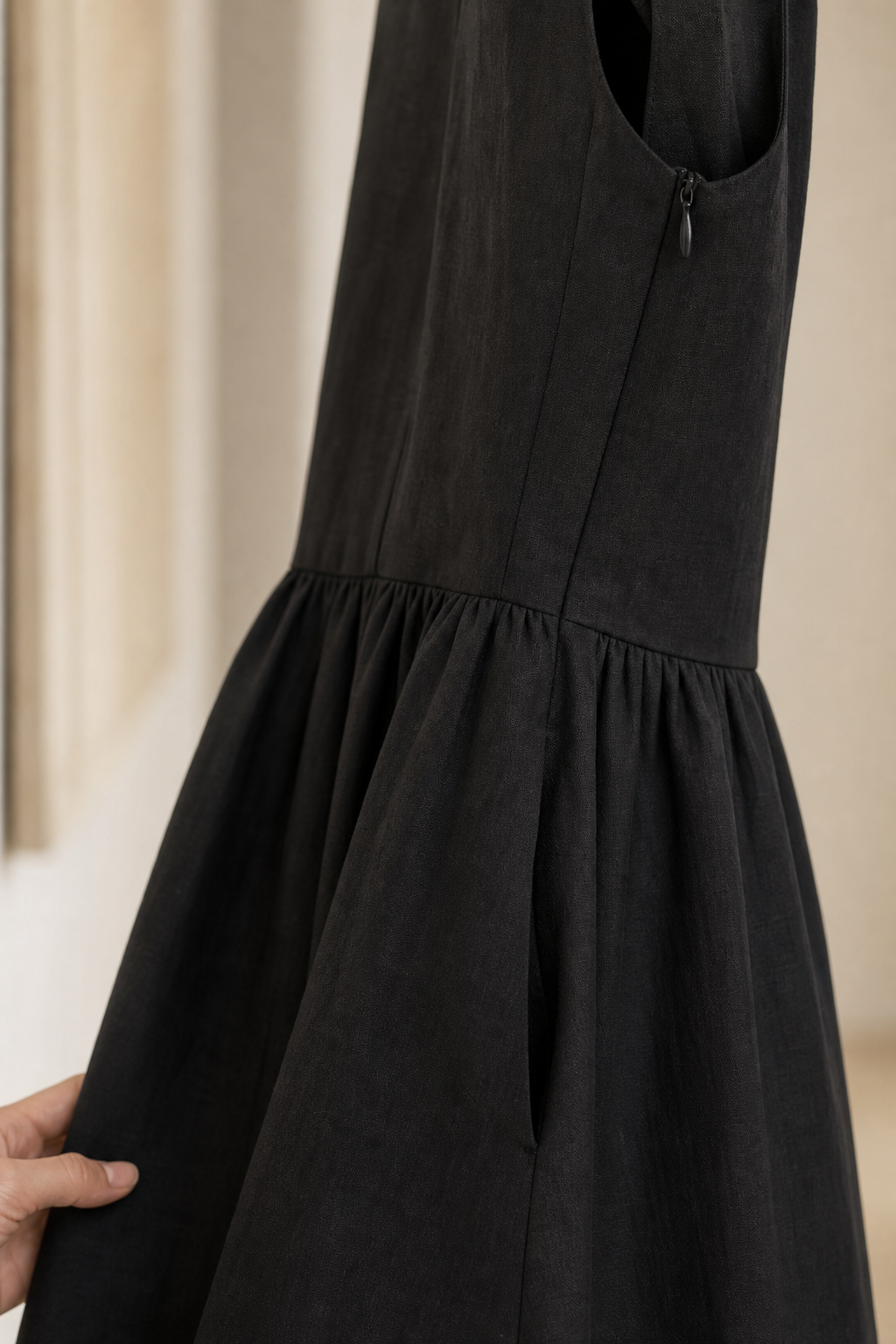 Chapter 41 midi dress fabric detail