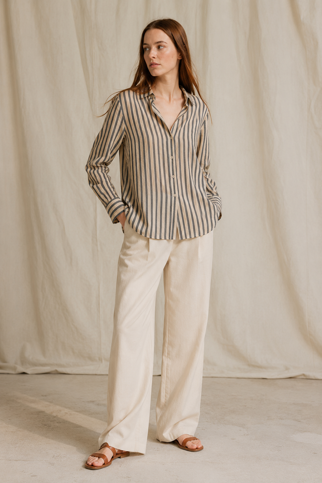 Stone 48 cotton shirt product hero