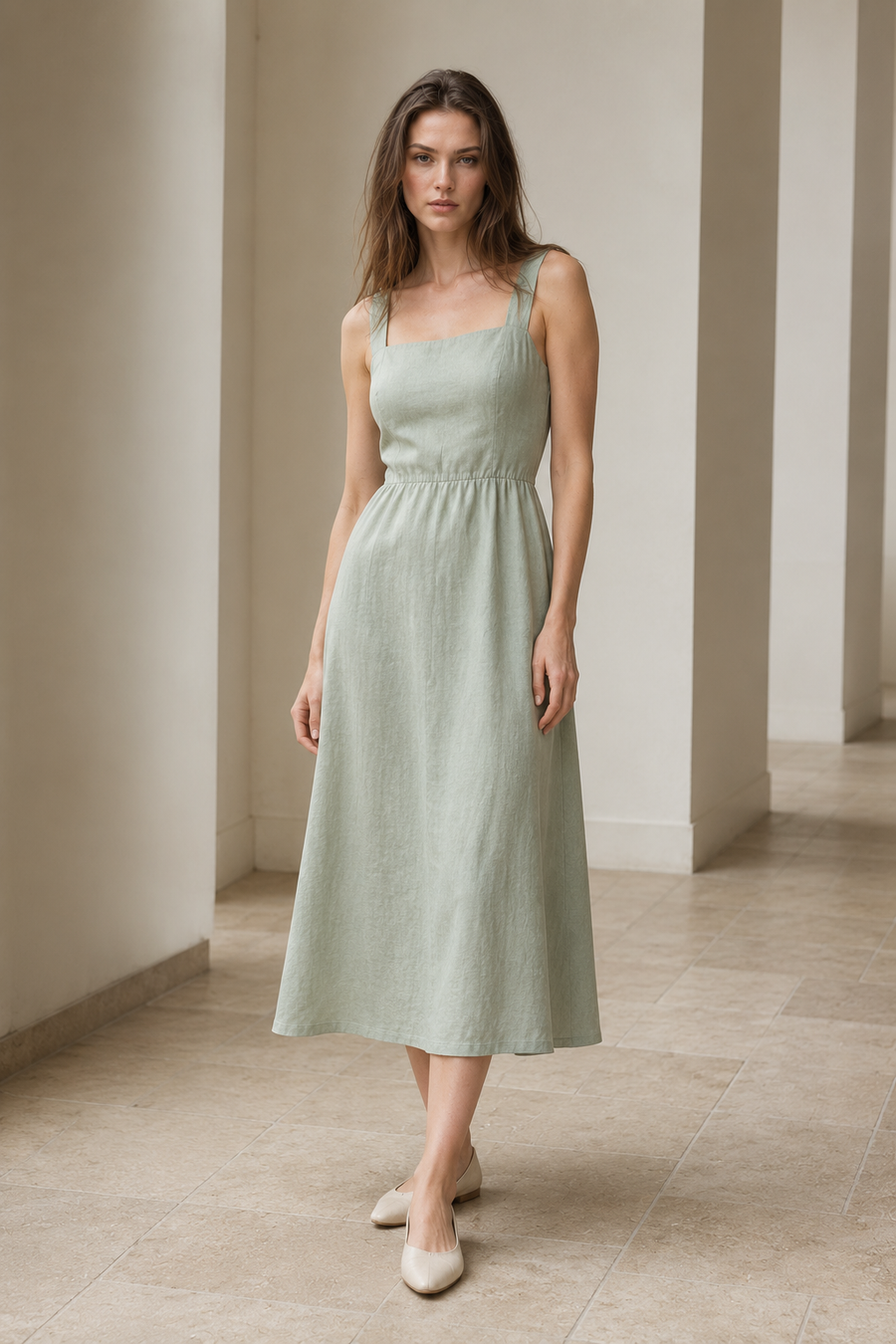 Fern 66 midi dress product hero