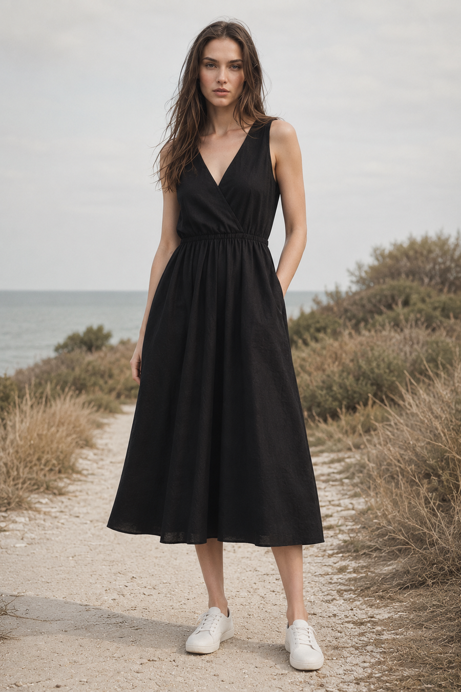 Chapter 71 midi dress product hero