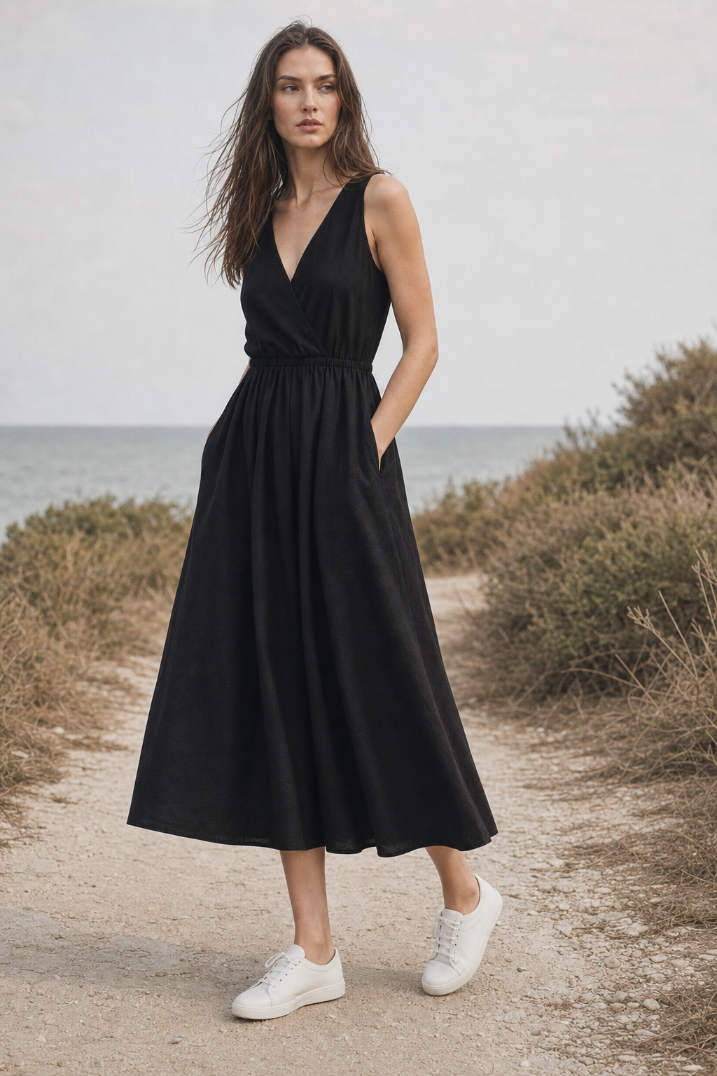 Chapter 71 midi dress alternate angle
