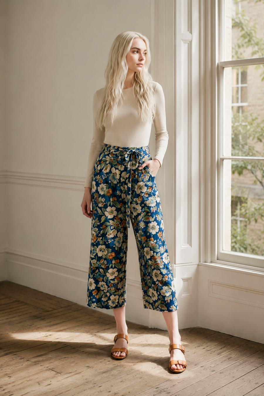 Fern 74 crop trouser product hero