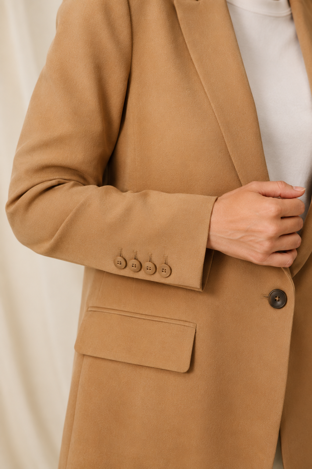 Dune 77 light jacket fabric detail