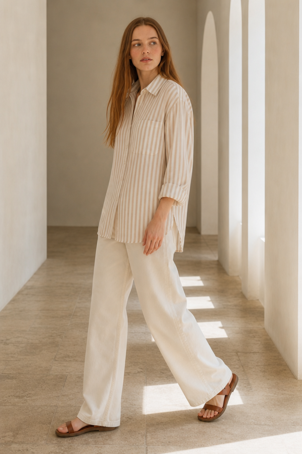 Meadow 83 cotton shirt alternate angle